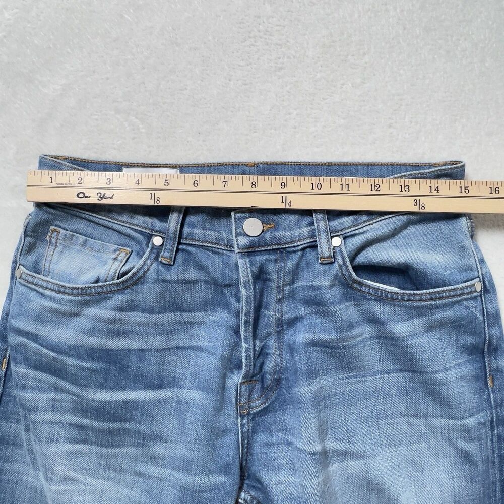 BLDWN Modern Slim Leg Jeans Mens Sz 31x32 Light Wash Button Fly - Picture 9 of 13